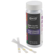 Hach Free & Total Chlorine Test Strips, 0-10 mg/L, 2745050