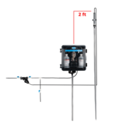 Hach CL17sc Standpipe Installation Kit, 8560500
