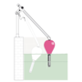 Hach Float Mount Assembly for 1" NPT Sensors, 9253100