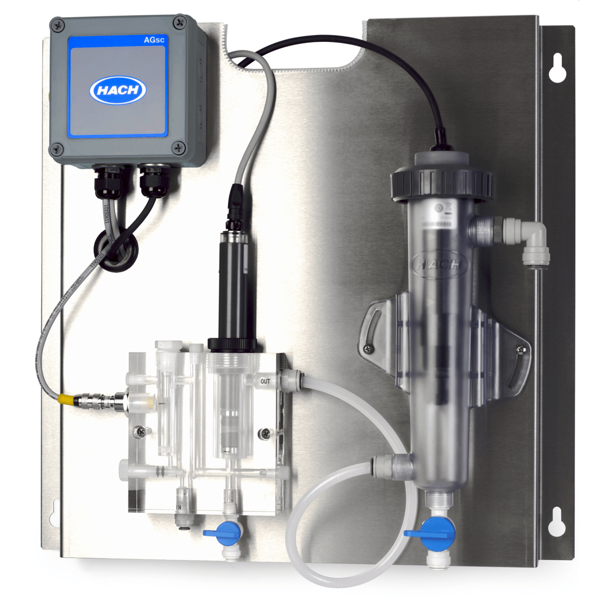 Hach CLT10 sc Analyzer w/ 2Input SC4500 Controller, Combo pH Probe