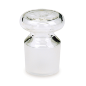 Vee Gee Ground Glass Flask Stopper, Clear, No. 19, Pack of 6