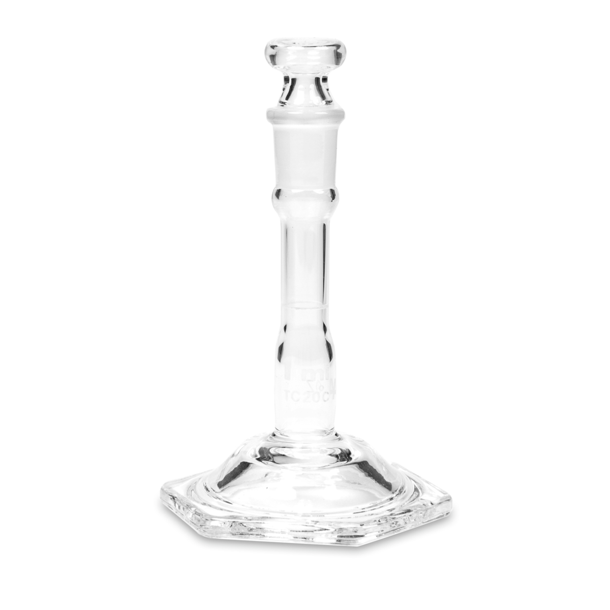 Vee Gee Volumetric Flask, Class A, Glass Stopper, 1 mL, Pack of 6