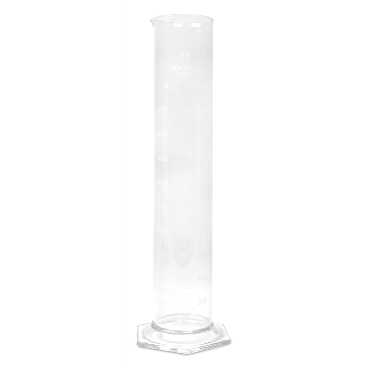 Vee Gee Graduated Cylinder, Class B, 2000 mL