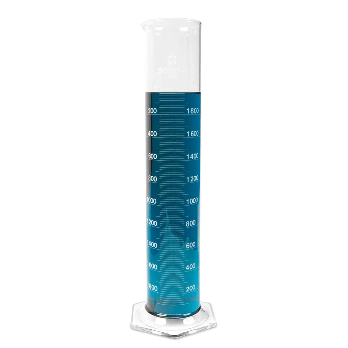 Vee Gee Graduated Cylinder, Class B, 2000 mL