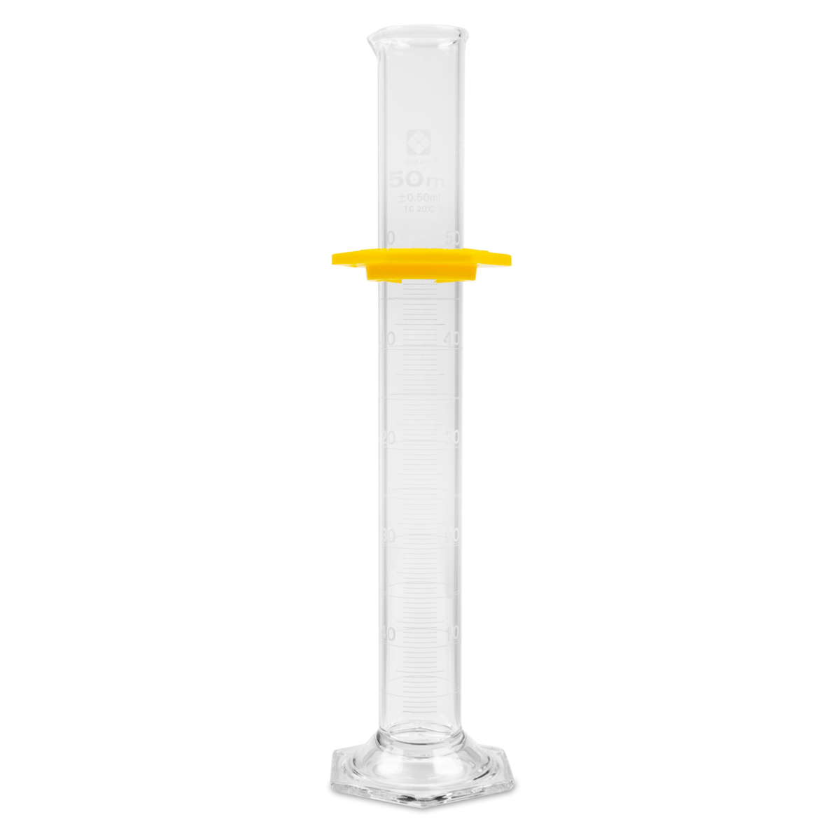 Vee Gee Graduated Cylinder, Class B, 50 mL, Pack of 4