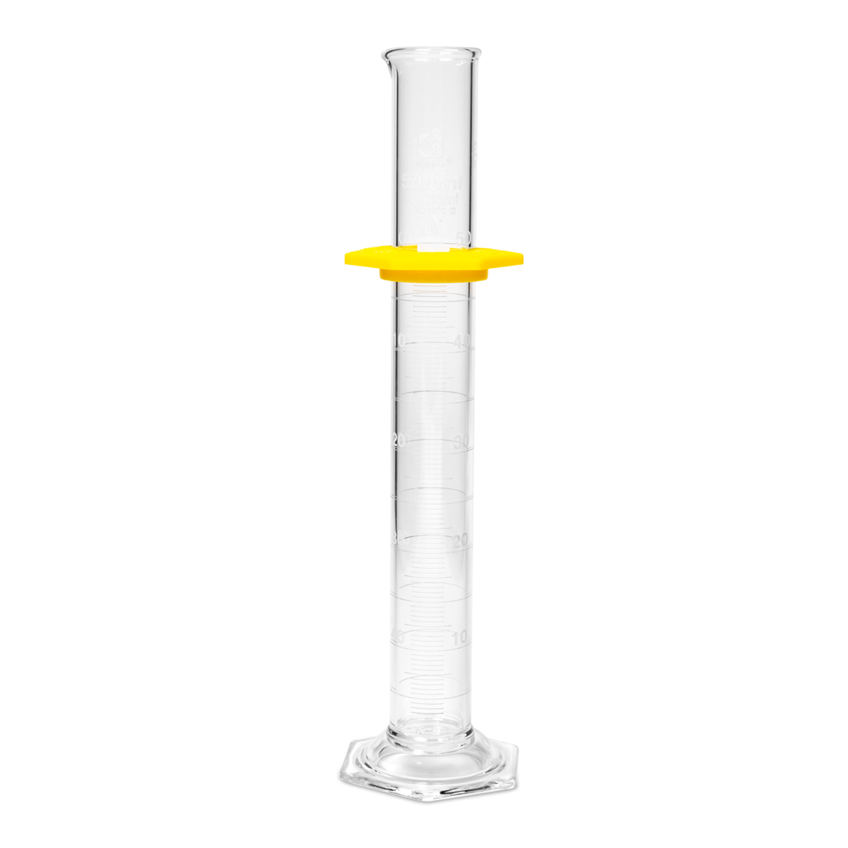 Vee Gee Graduated Cylinder, Class A, 50 mL, Pack of 4