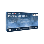 Diamond Grip Plus Latex Gloves Powder Free, Box of 100, Box of 100