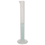 SP Bel-Art Single Scale 10 mL Polypropylene Graduated Cylinder, 0.1 mL Graduation