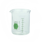 Kimble® KIMAX® Low Form Griffin “Colorware Glass Beaker, Green, 250 mL, 14000G-250