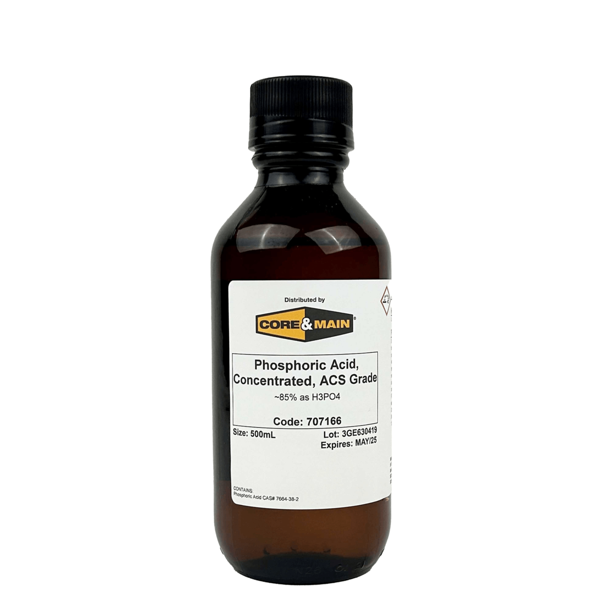 Core & Main Phosphoric Acid, Concentrated, 500 mL