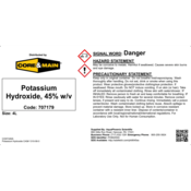 Core & Main Potassium Hydroxide, 45% w/v, 4 L
