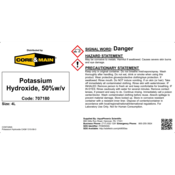 Core & Main Potassium Hydroxide, 50% w/v, 4 L