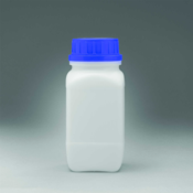 SP Bel-Art Square Polyethylene Bottle, 500 mL, 6/Pack, F10904-0500