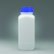 SP Bel-Art Square Polyethylene Bottle, 1000 mL, 6/Pack, F10904-1000