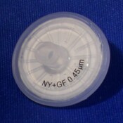 Core & Main Nonsterile Nylon Syringe Filters, GF Prefilter, 0.45 μm, 25 mm, 100/pk, IWT-ES10235