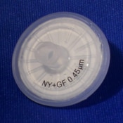 Core & Main Sterile Nylon Syringe Filters, GF Prefilter, 0.45 μm, 25 mm, 100/pk,IWT-ES10240