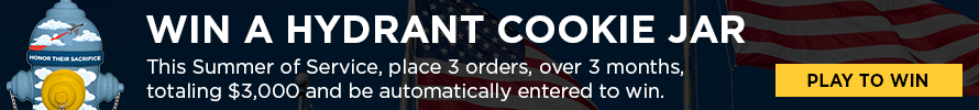 This summer of service, place 3 orders over 3 months totaling $3,000 and be entered to win a Core & Main cookie jar!